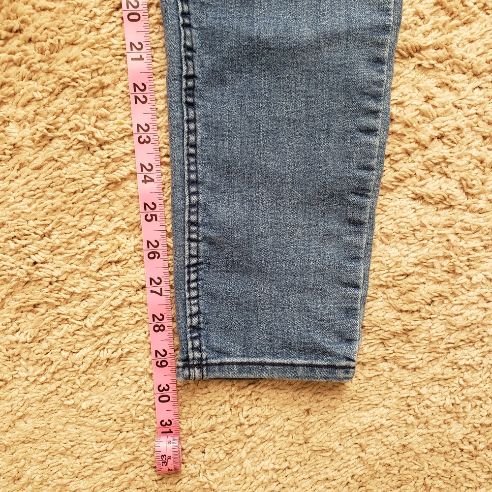 H&M Divided Skinny Stretch Blue Denim Jeans - Picture 5 of 6